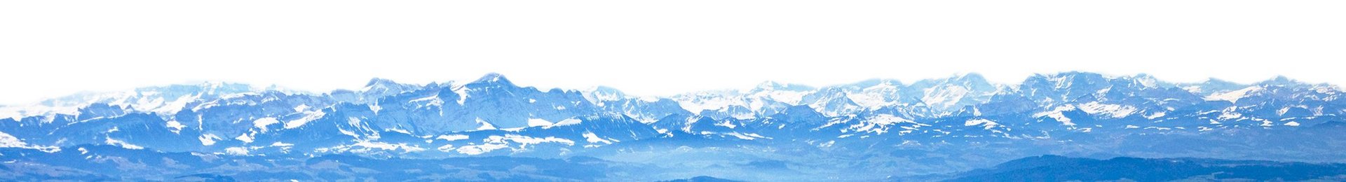 Panorama der Alpen